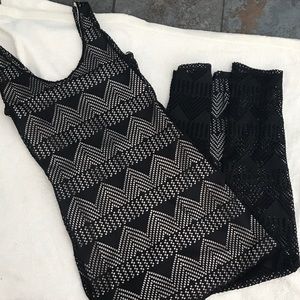 Material Girl Bodycon Maxi Dress